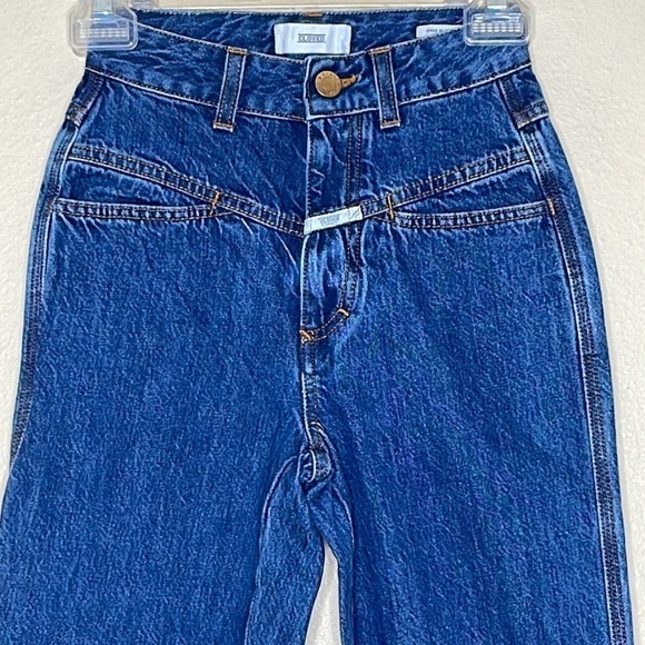 Closed Denim Made In Italy Pedal Pusher Raw Hem Jeans Size EUR 36 US 23 - Picture 2 of 10